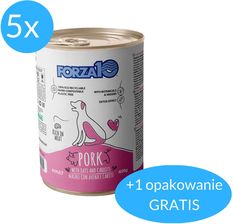 Forza10 Maintenance mokra 5x400g + 400g GRATIS (2,4kg) dla psa : smak - wieprzowina z owsem i marchewką DOSTAWA 24h GRATIS od 99zł