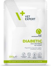VET EXPERT DIABETIC CAT 100g - mokra karma weterynaryjna dla kotów z cukrzycą