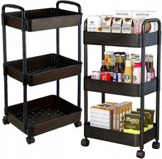 Zdjęcie Verk Group Regał Na Kółkach Trzy Poziomy 27259 - Prusice