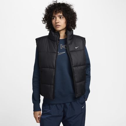 Damski bezrękawnik o luźnym kroju Therma-FIT Nike Sportswear Classic Puffer - Czerń