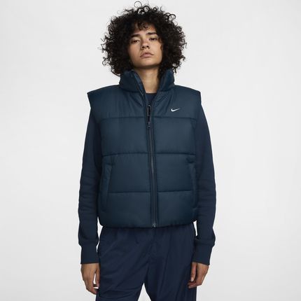 Damski bezrękawnik o luźnym kroju Therma-FIT Nike Sportswear Classic Puffer - Niebieski