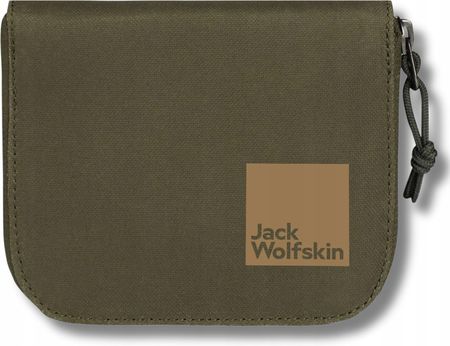 PORTFEL ROZKŁADANY JACK WOLFSKIN PRZEGRÓDKI KARTY MONETY BILON LEKKI