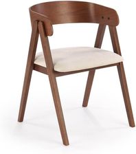 Zdjęcie Drewniane krzesło do jadalni K562, beżowe, skandynawskie, z podłokietnikami - Łomianki