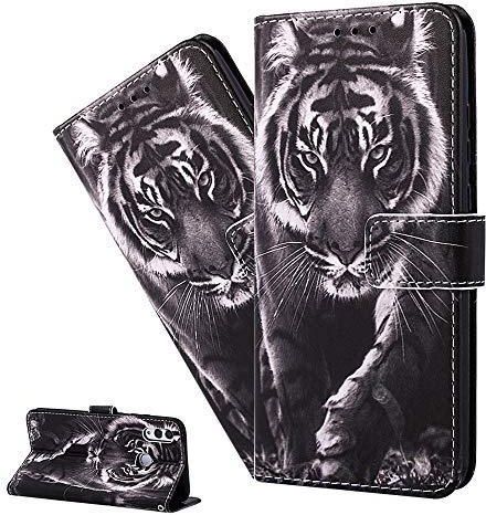 LEMAXELERS Cover Portafoglio Per Samsung Galaxy Z Fold 2 Con Specchio E Supporto – Custodia A Libretto In PU Pelle Morbida Con Finitura A Specchio (Viola)