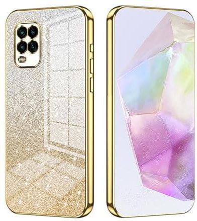 SEAHAI Cover per Xiaomi Mi 10T Lite 5G, Custodia Protettiva Ultra Sottile ed Elegante in Silicone TPU Trasparente, Bello Modelli Colorful Cover Antiurto Case - Tulipano