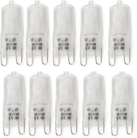 HoneyFly5pcs Lampada Alogena Dimmerabile MR11 GU10 35W C(35mm)230V Mini Lampadina Alogena Faretto 3000K Vetro Trasparente Per Interni Per Lampada Lava - Foto 7
