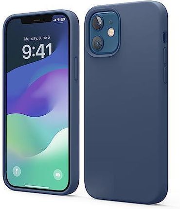 Elago Liquid Silicone Case Kompatybilne Z Iphone 12 Etui Kompatybilne Z Iphone 12 Pro 6 1" Wysokiej Jakości Silikon Wszechstronna Ochrona Telefon