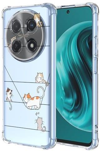 Cover XINYEXIN Per Huawei Nova 10 Con Supporto Anello 360° - Traslucida Antiurto Gialla