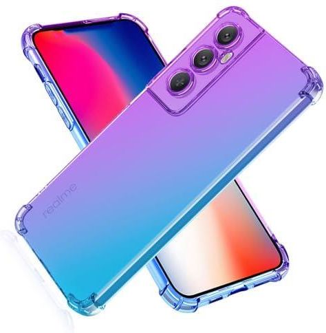 Custodia SEAHAI Per Realme P3 5G Con Magneti Integrati - Blu, Anti-Caduta Militare, Sottile, TPU + PC, Bumper Antiurto, Supporto Ricarica Wireless