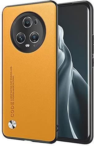 EASSGU Custodia per HONOR Magic V5 (7.95 Inches), Cover per Telefono in Stile Business con Retro in PU Pelle - Kevlar