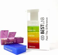 Zdjęcie Best Lab Tygodniowy Organizer na suplementy Pill Box - Koluszki