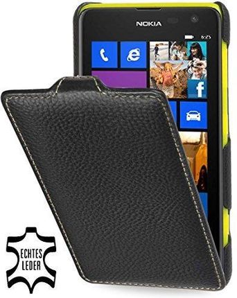 Stilgut Ultraslim Etui Z Prawdziwej Skóry Do Nokia Lumia 625 Czarne