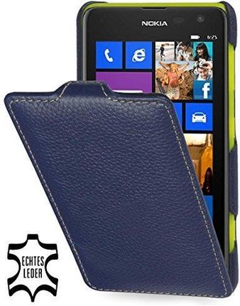 Stilgut Ultraslim Etui Z Prawdziwej Skóry Do Nokia Lumia 625 Granatowe