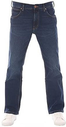 Wrangler męskie dżinsy Bootcut Jacksville spodnie niebieskie spodnie jeansowe męskie bawełna denim stretch niebieski w32, kolor: Classic Blue, rozmiar