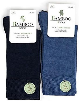 Occulto skarpetki bambusowe męskie 10 pack (model: Paule) Niebieska mieszanka 39-42