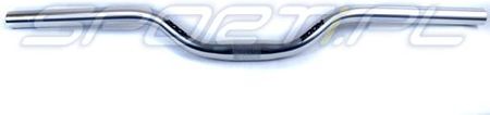 zoom Kierownica Mtb-Al 155Tp Aluminium, Srebrna, 600X50