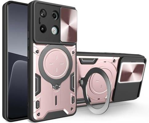 HAOYE Cover Per Xiaomi Redmi Note 12 Pro+ (Plus) Con Girevole Anello