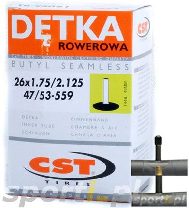Cst Dętka 26" X 1.75/2.125 Tr4B Sv-Schrader Gwintowany