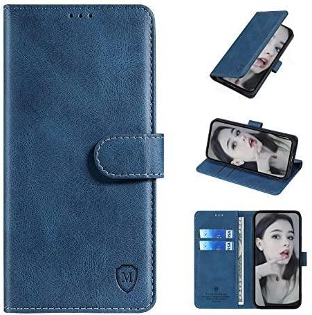 xinyunew Cover per OnePlus 13 + 2 Pezzi Vetro Temperato Case, Custodia Premium in PU, Chiusura Magnetica Flip Telefono Case per OnePlus 13 (Caffè