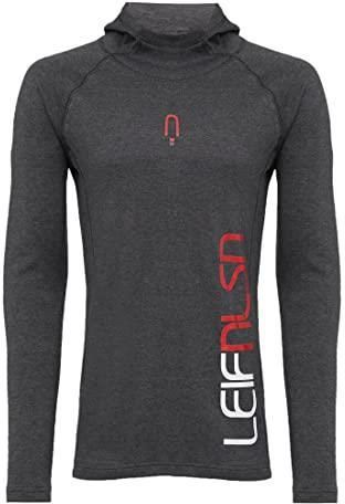 BOSS - Sweatshirt met rits van een katoenmix met logo-artwork - Donkergrijs