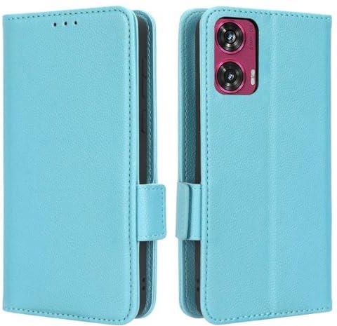 GOKEN Cover per Motorola Edge 40, Custodia Folio in Pelle Flip Wallet