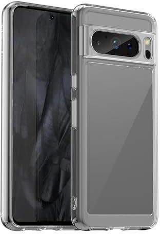 Cover SEAHAI Per Google Pixel 7: Custodia Ultrasottile 2 Pezzi, Gradiente Colori, Antiurto In TPU, Bianco