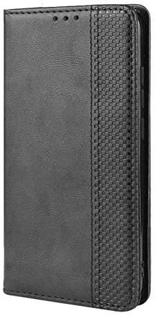 EASSGU Custodia per Motorola Moto g52 / Moto g82 5G (6.6 Inches) Flip Folio Cover Magnetica per Telefono in Pelle con 3 Slot per Schede 1 Portafoglio, Case - Grigio