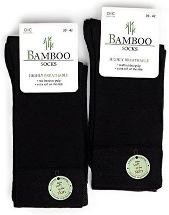 Occulto skarpetki bambusowe męskie 10 pack (model: Paule) Czarny 43-46