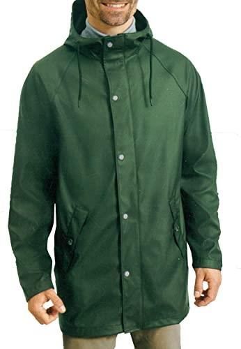 Brandsseller Friesennerz Giacca Impermeabile Donna Con Cappuccio - Rivestita In PU - Gialla, Blu, Verde - Taglie S-M-L