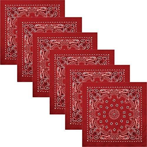 50% di sconto - nazionale cotone Paisley Bandana doppio lato testa Wrap