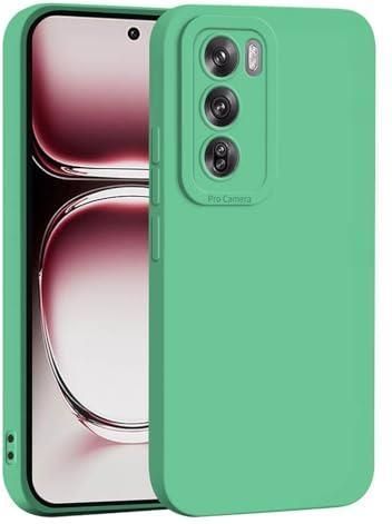 SEAHAI Cover per Oppo Reno 12 PRO 5G, Custodia Protettiva Ultra Sottile ed Elegante in Silicone TPU, Vetro a Colori Sfumato AntiGraffio Antiurto Case, Blu Sfumato