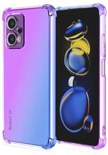 JIAFEI Cover Per Xiaomi Poco X4 Pro 5G - Custodia Antiurdo Con Anello Girevole 360° E Supporto Magnetico, Rosso - 3