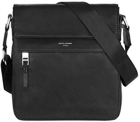 David jones - Mężczyzn Torba na Ramię - Męska Listonoszka Skórzana PU - Crossbody Messenger Bag Wiele Kieszeni - Torebka Robocza Biznesowa Biurowa - C