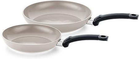 Fissler Ceratal Classic 2 Częściowy Zestaw Patelni Aluminiowych Powłoka Ceramiczna 24 + 28Cm (157220021010)