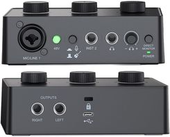 Zdjęcie FIFINE cmikser audio interfejs XLR PHANTHOM +48V - Inowrocław