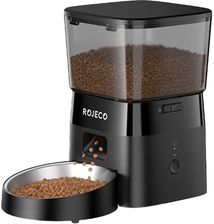 Zdjęcie Inteligentny dozownik karmy Rojeco 2L Pet Feeder WiFi Version czarny - Barwice