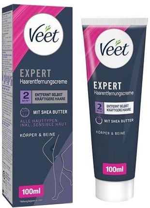 Veet Expert krem do depilacji ciała i nóg krem do wszystkich rodzajów skóry 100ml