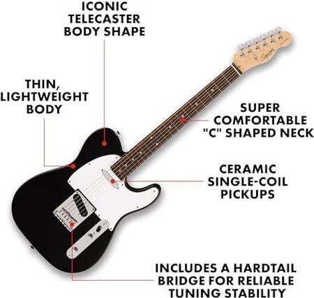Squier by Fender Debut Collection Telecaster Electric Guitar