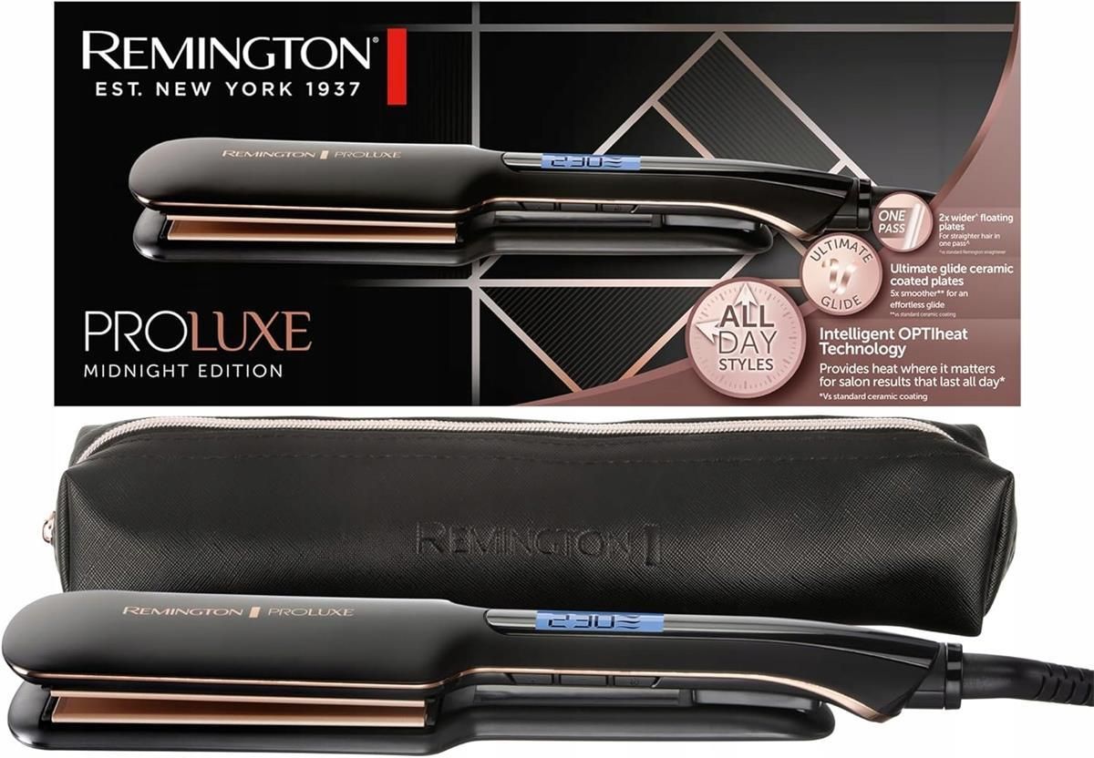 фото Стайлер (випрямляч) Remington PROluxe Midnight Wide Plate Straightener S9150B