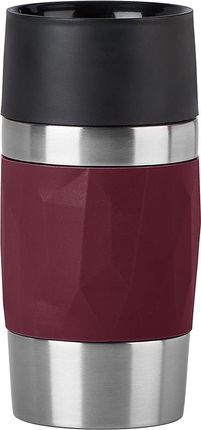 Emsa Travel Mug Compact Isolierbecher Rd 0,3L Weinrot