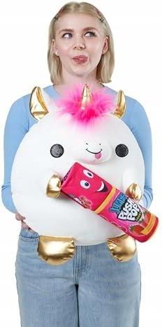 Snackle Serie 2 Snackle ZURU 35 cm Pluche Krullend Knuffel Knuffel 35 cm met officiële merk Snackle Accessoires Lamb (Jelly Belly