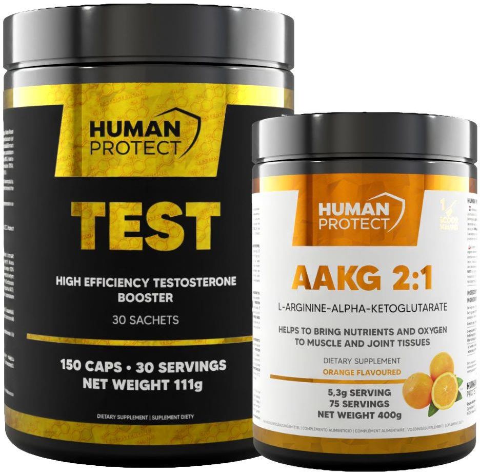 Zestaw Human Protect Test Testosterone Booster 30sasz. Booster ...