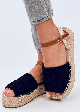 Sandałki espadryle Boho INGRAM BLACK 40