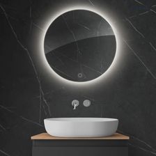 Zdjęcie Oltens NORDLIS Lustro 60 cm okrągłe z oświetleniem LED i systemem Klarglas 64108000 - Mikołów