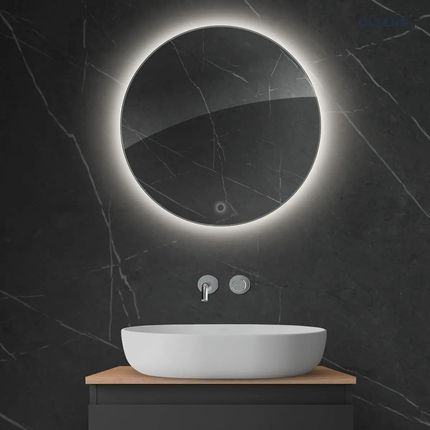 Oltens NORDLIS Lustro 60 cm okrągłe z oświetleniem LED i systemem Klarglas 64108000