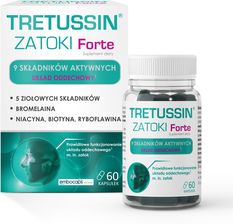 Zdjęcie Domowa Apteczka Tretussin Zatoki Forte 60 kaps. - Proszowice