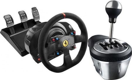 Thrustmaster T300 ALCANTARA + TH8A セット Kierownica Thrustmaster Kierownica Ferrari T300 Alcantara