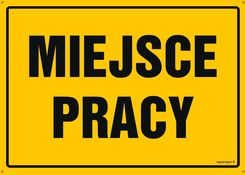 Zdjęcie Signproject Tablica Oa059 Miejsce Pracy, 300X215 Mm, Fn - Folia Samoprzylepna - Libiąż