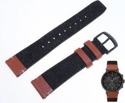 Timex Pasek do zegarka TW2R62100 20 mm Skóra Filc
