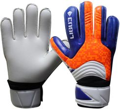 Zdjęcie Rękawice Bramkarskie Ligue Defender White-Blue-Orange - Mielec